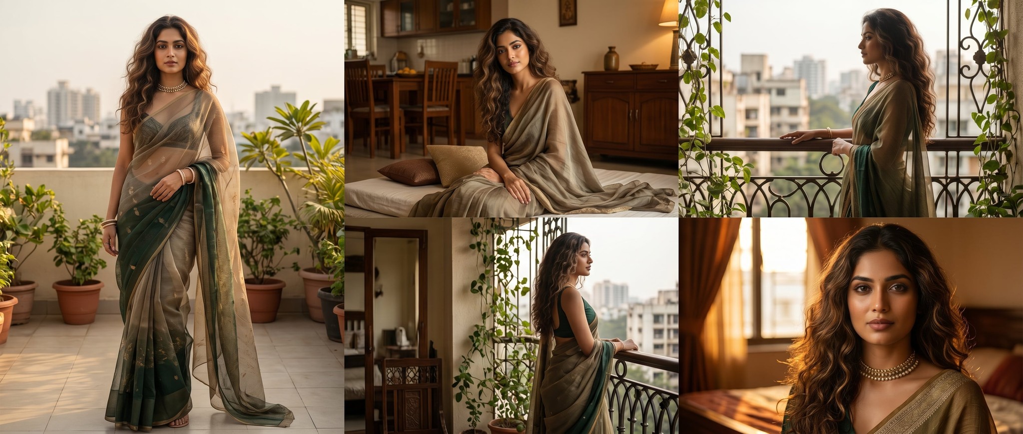 Indian Luxury Multi-Panel Character Sheet