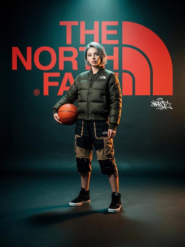 The North Face Basketball Streetwear Poster