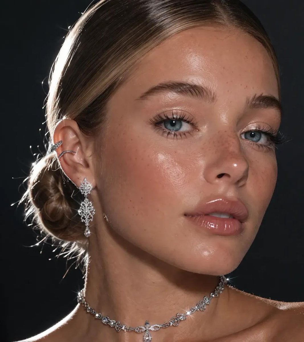 Silver Jewelry Close-Up