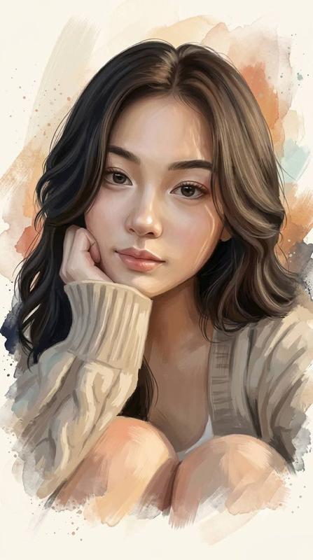 Editorial Digital Portrait Painting