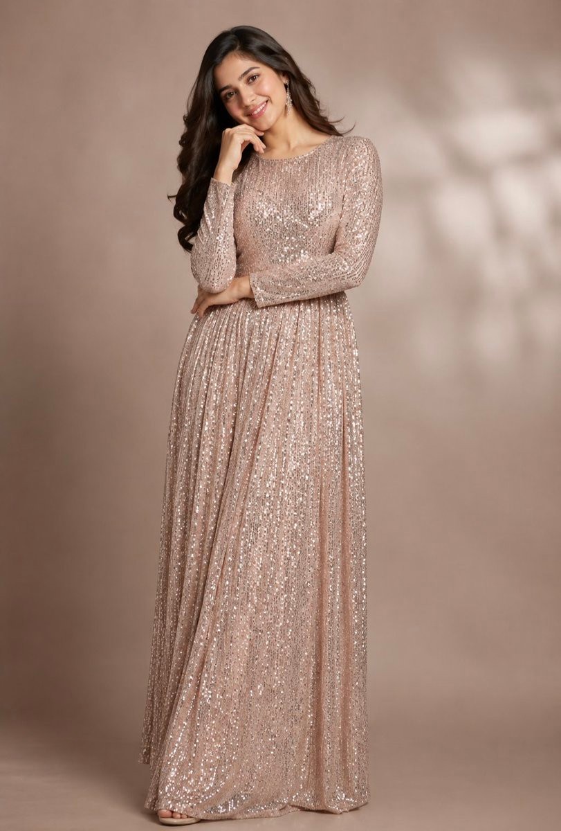 E-commerce Main Image - Elegant South Asian Fashion Photoshoot