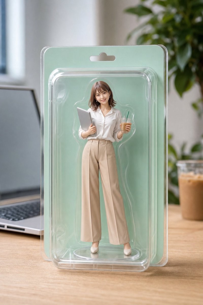 E-commerce Main Image - Office Worker Blister Pack Figure