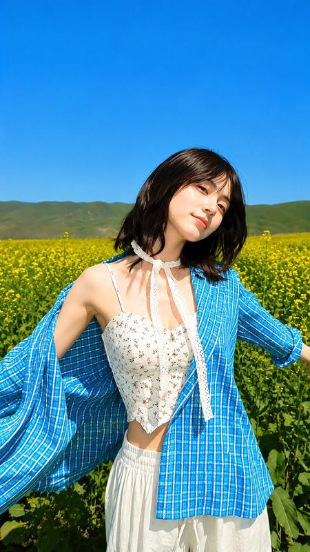 Rapeseed Field Editorial Fashion Photography