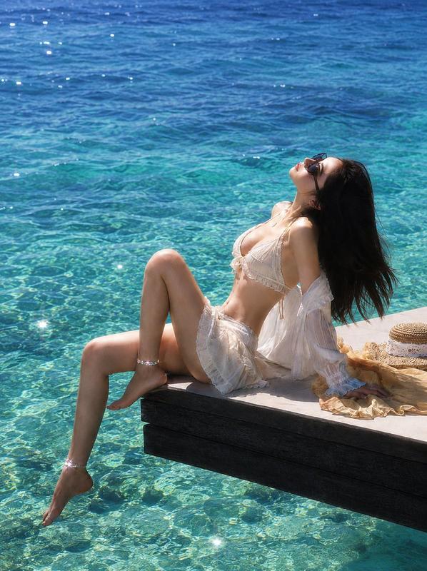 Sun-Drenched Resort Fashion Portrait