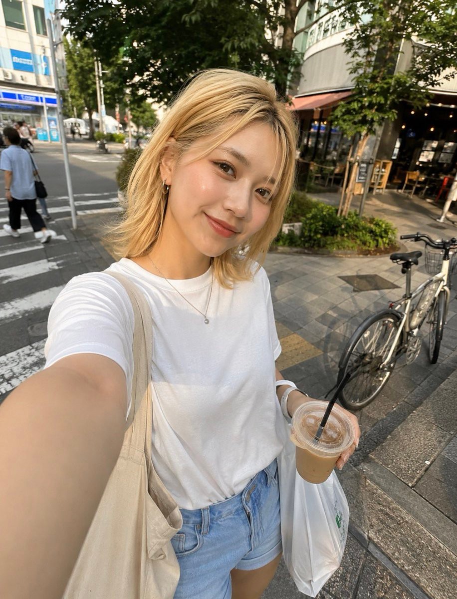 Realistic City Selfie