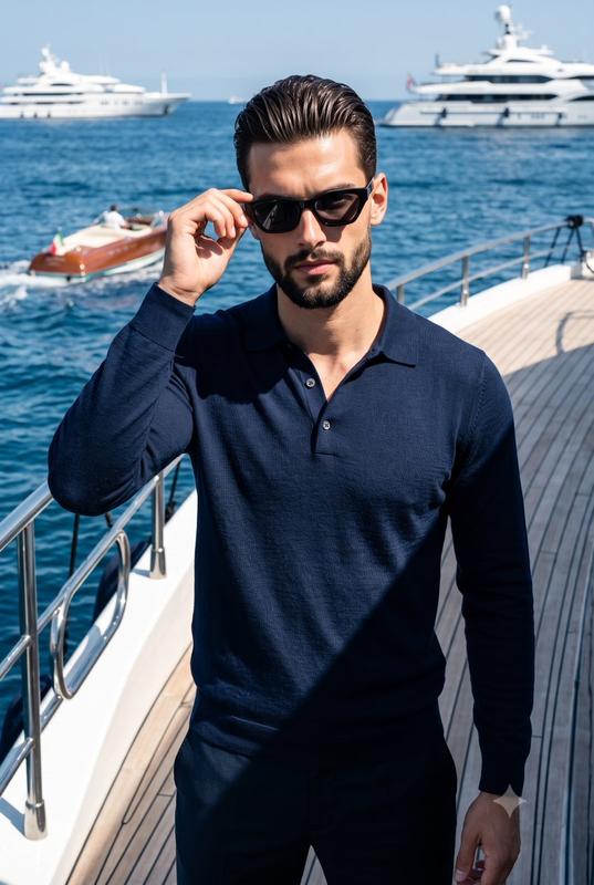 Luxury Yacht Male Model Portrait