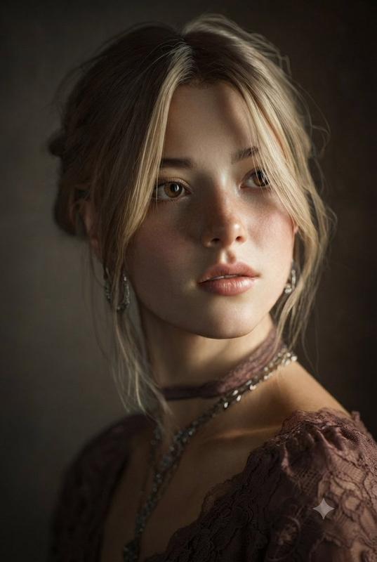 Painterly Studio Portrait
