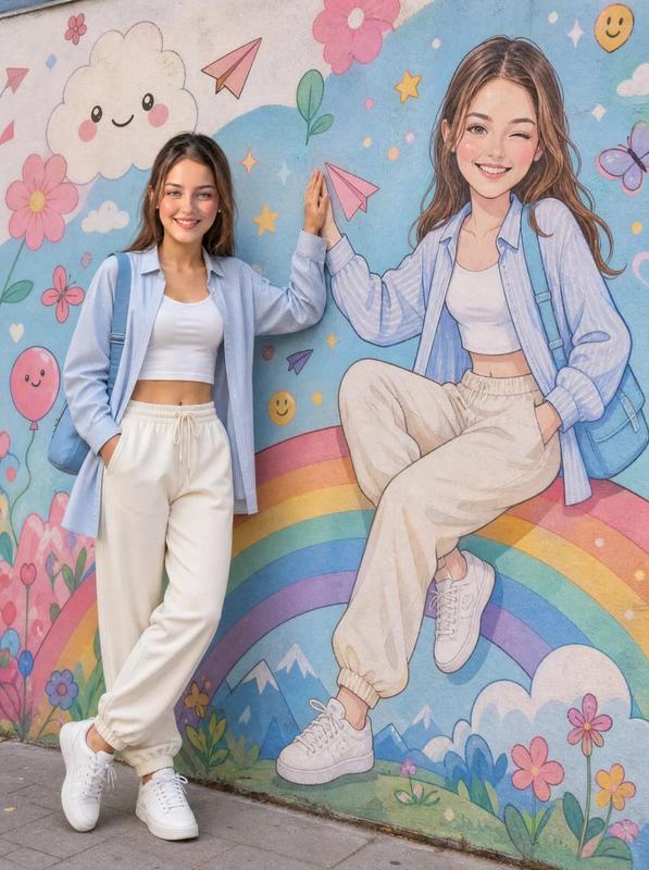 Identity Preserving Cartoon Mural