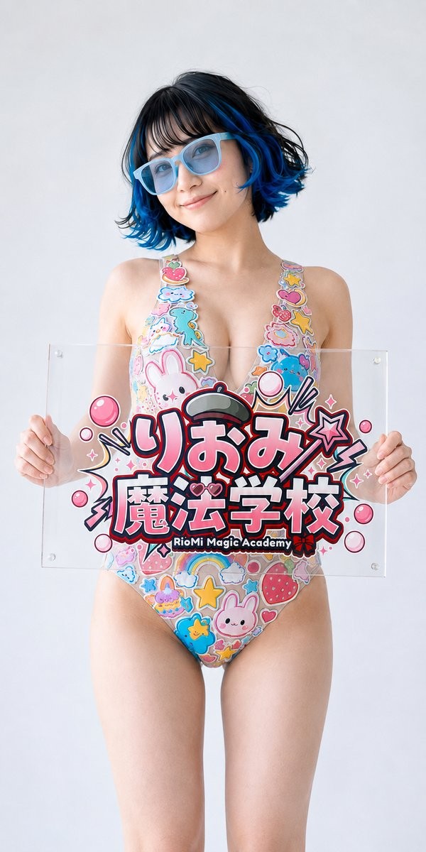 Kawaii Academy Acrylic Sign Portrait