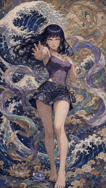 Maximalist Naruto Character Art Style