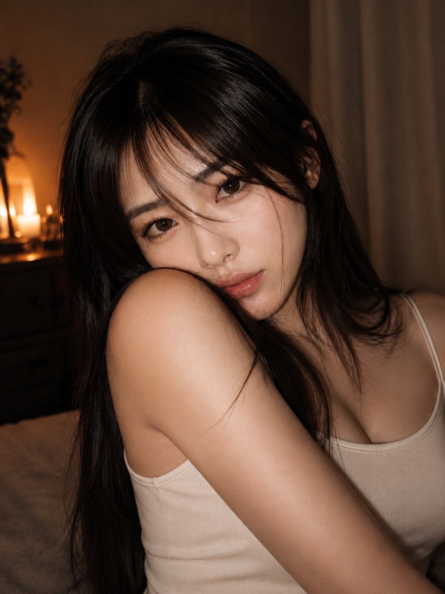 Night Portrait in Candlelight