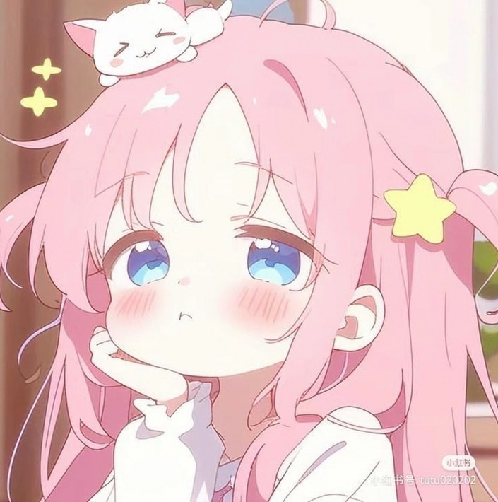 Pastel Anime Girl With Cat