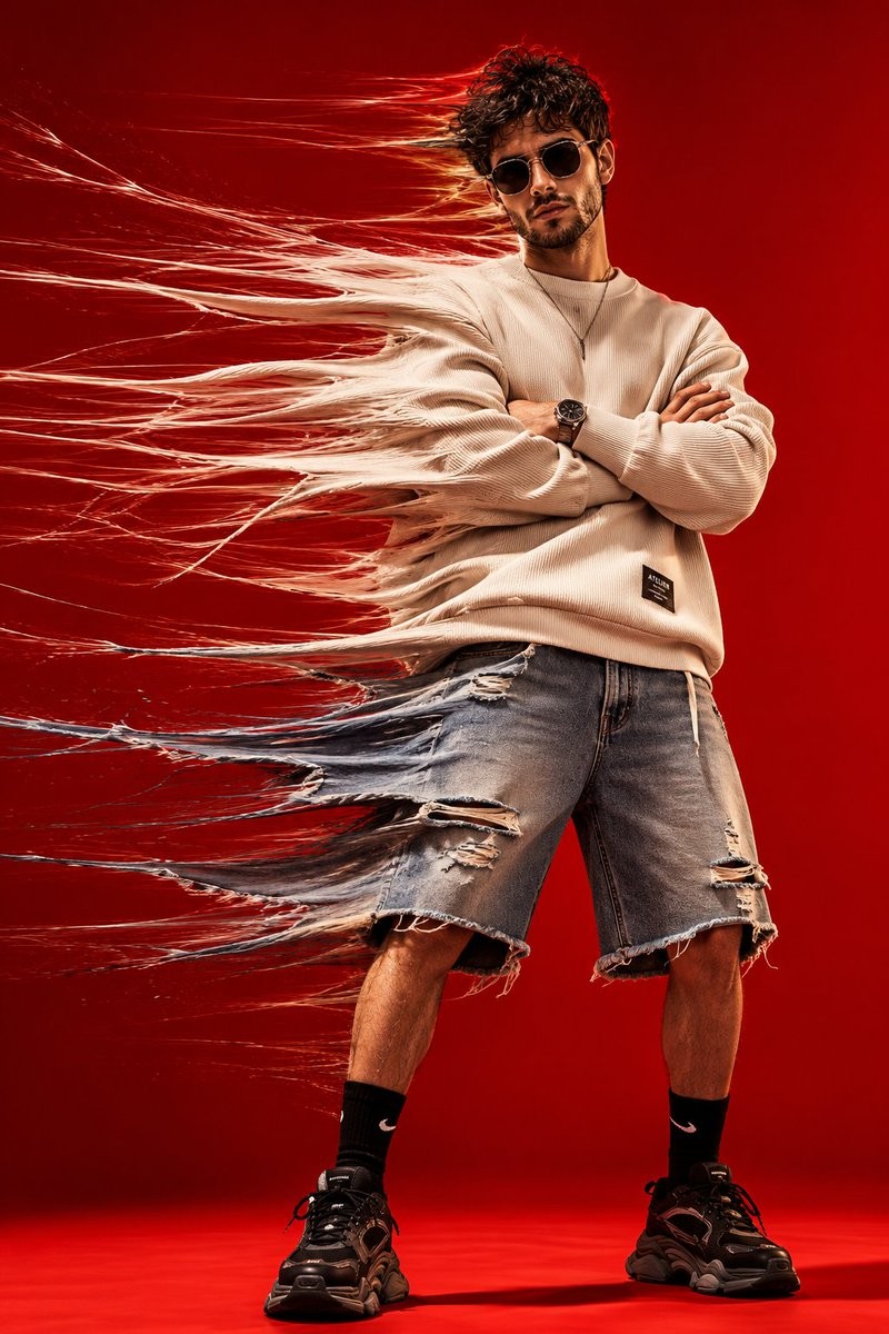 Kinetic Motion Fashion Portrait