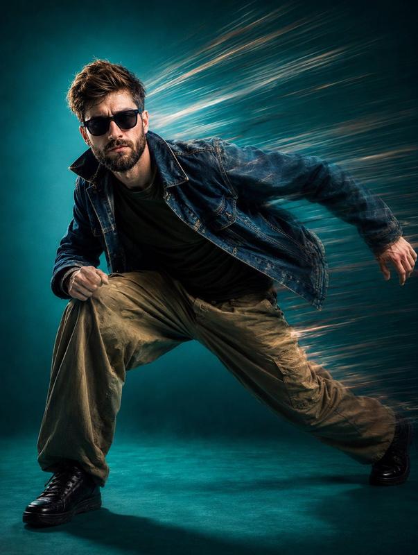 Dynamic Motion Fashion Editorial