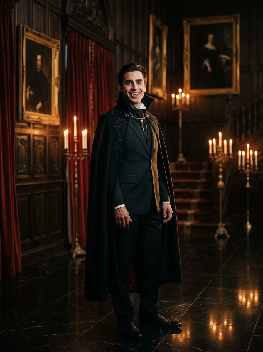 Gothic Vampire Noble Portrait