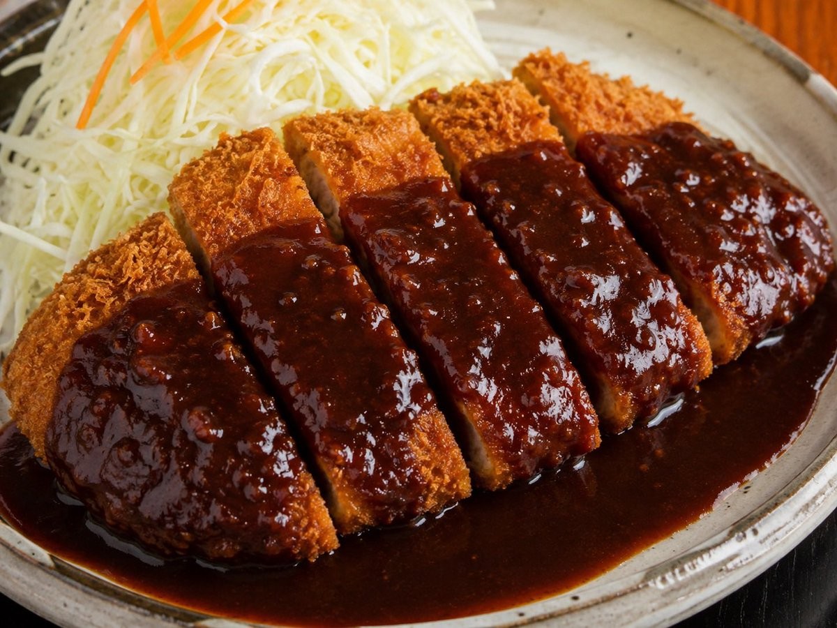 E-commerce Main Image - Glossy Tonkatsu Food Photo