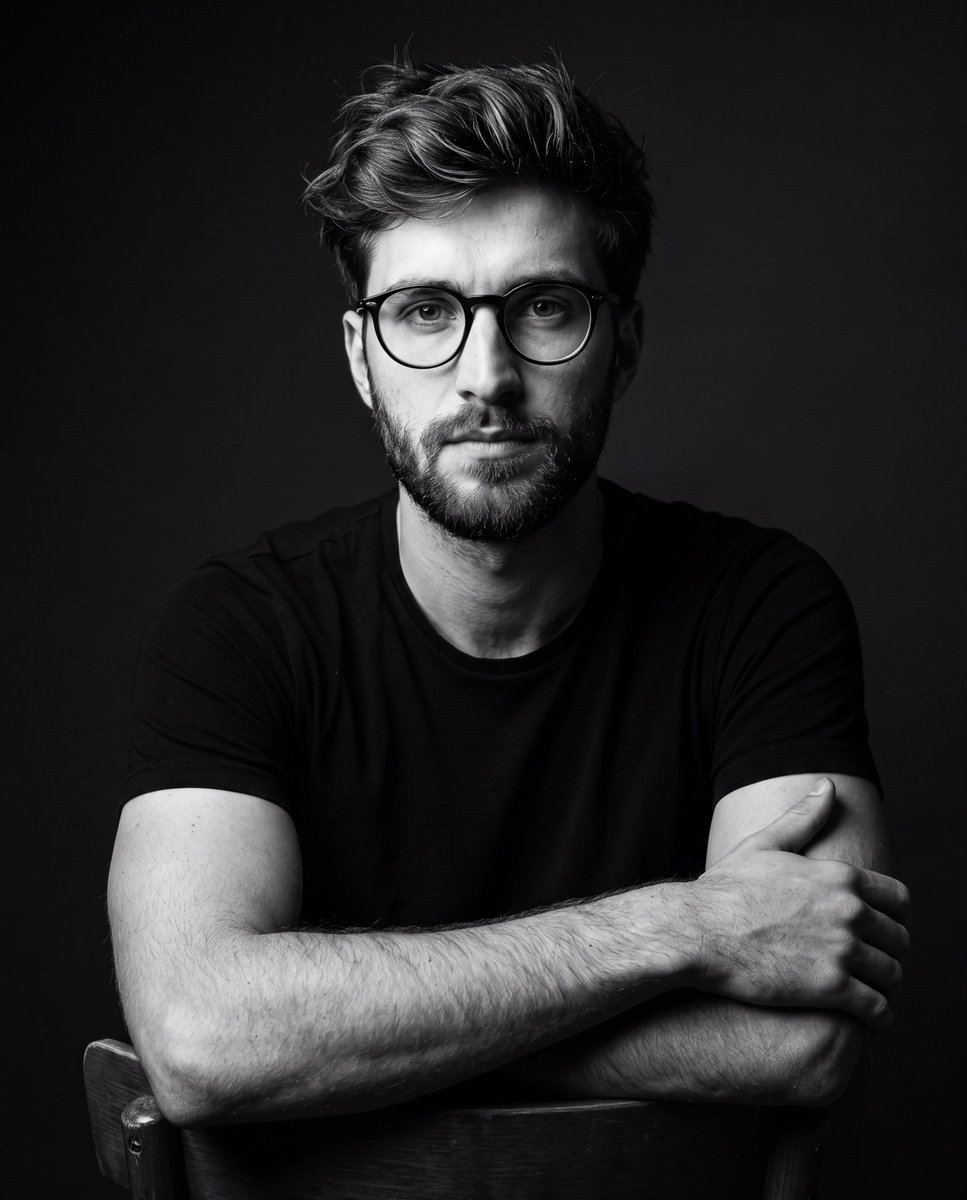 Cinematic Male Studio Portrait