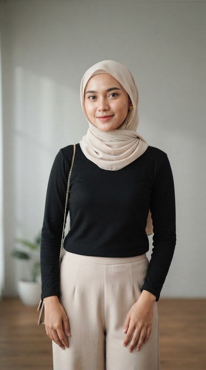Indonesian Woman Hijab Portrait