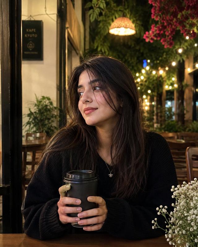 Cinematic Night Café Portrait