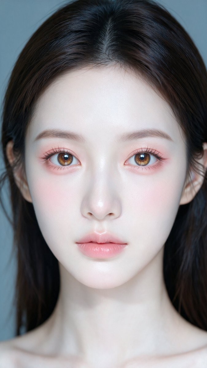 Chinese Porcelain Skin Beauty Portrait