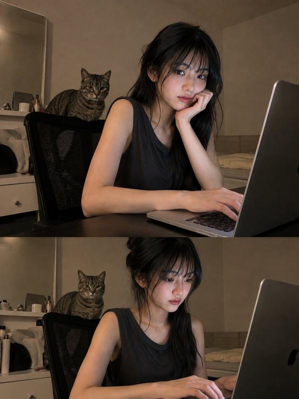 Candid Home Office Photo