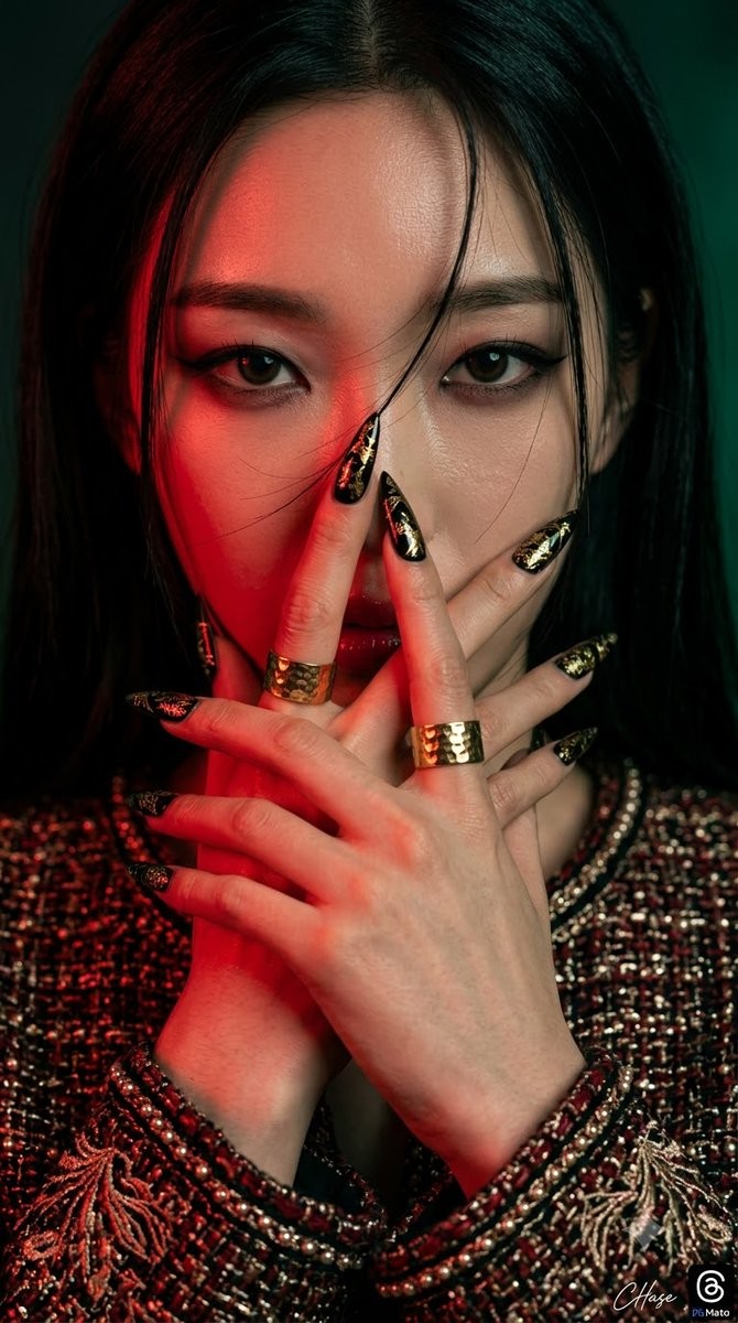 Gothic High-Fashion Extreme Close-up