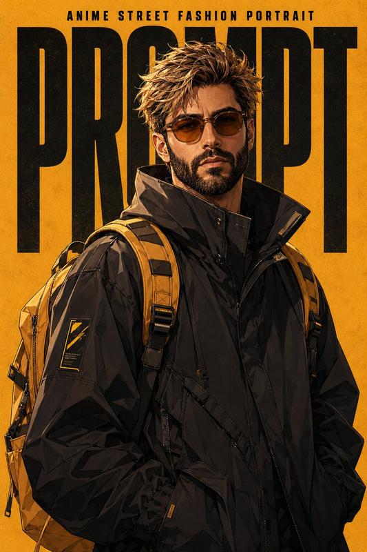 Anime Street Fashion Poster