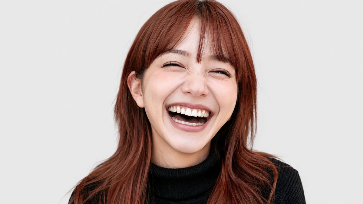 Joyful Laughing Portrait