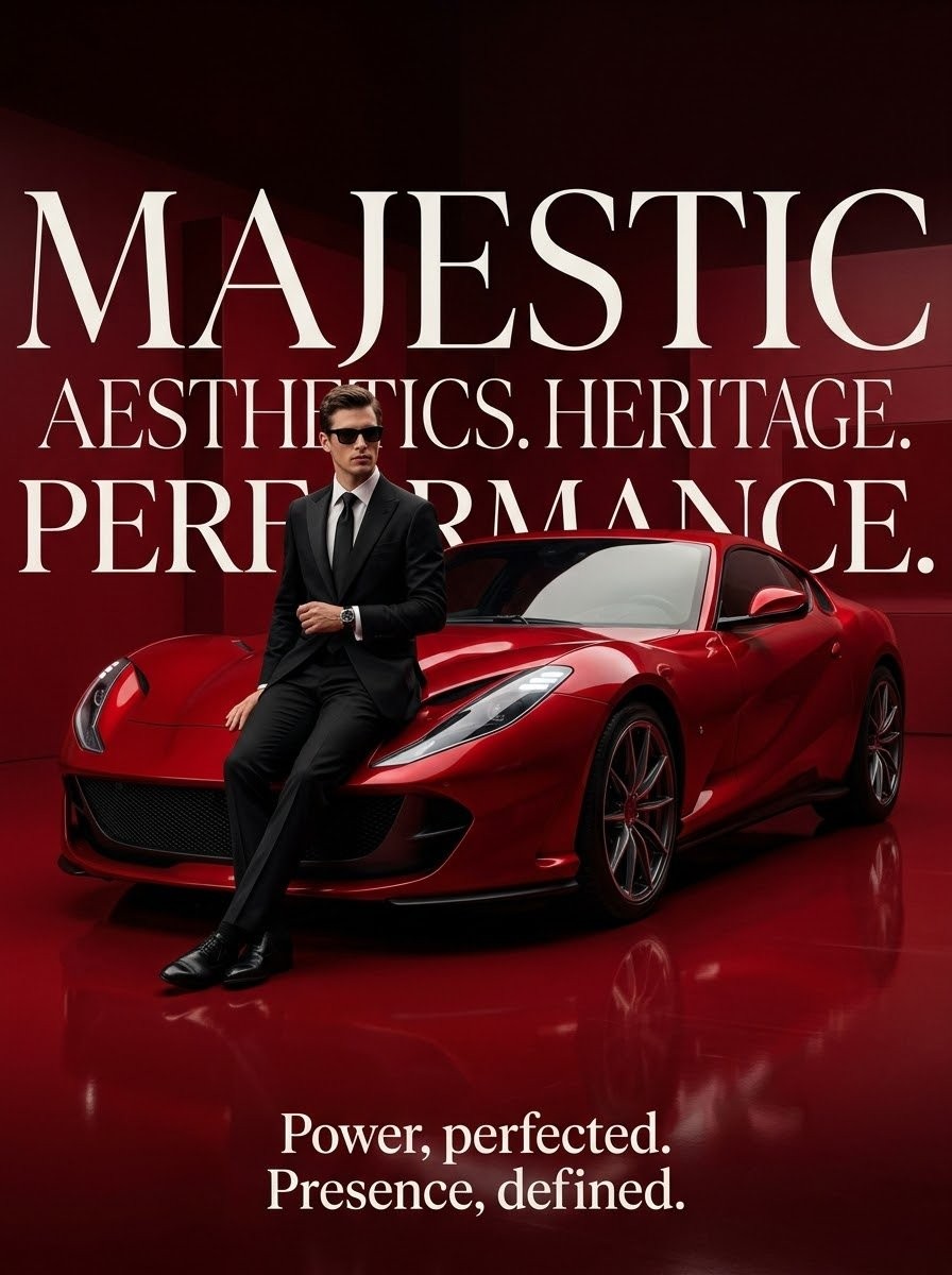 Luxury Automotive Surrealist Poster