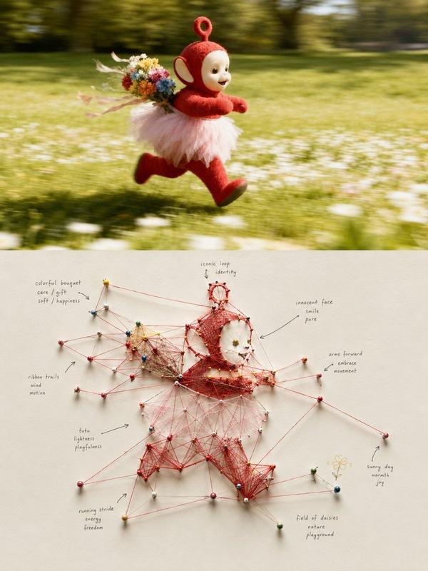 Handcrafted String Visualization Map