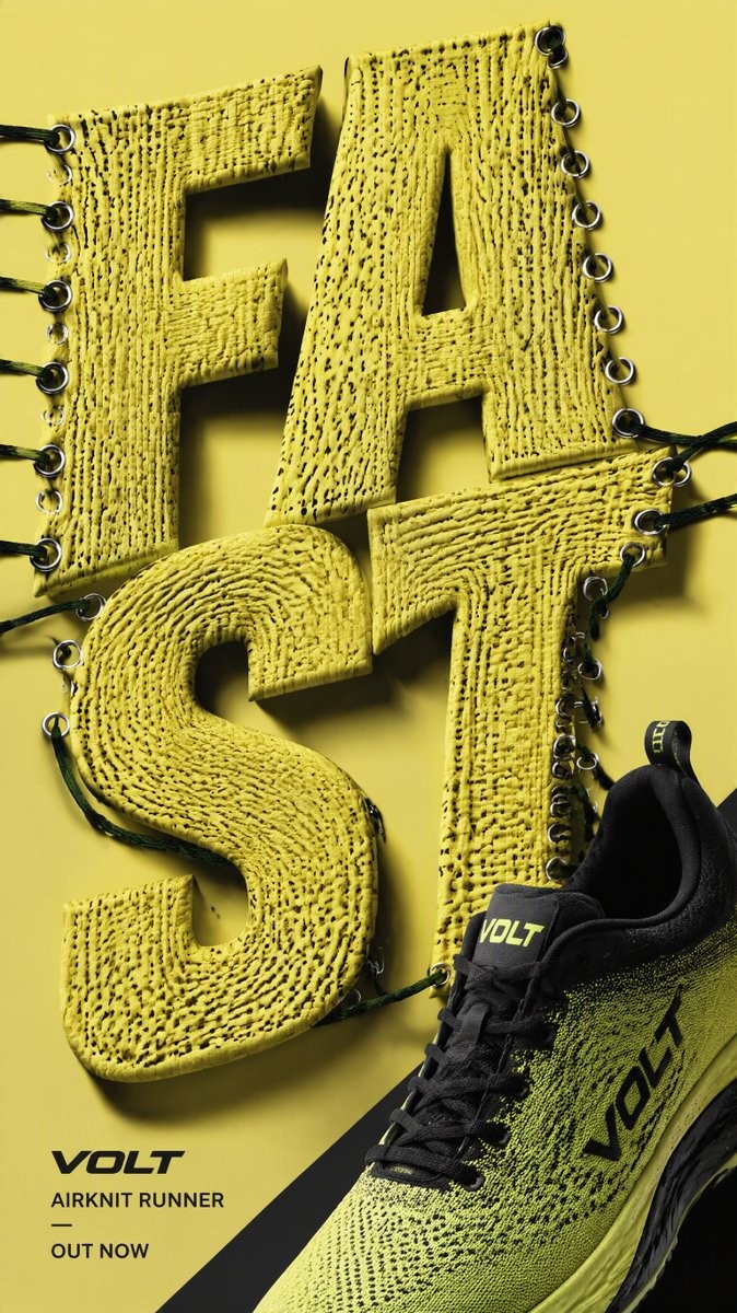 Editorial Reactive Typography Poster