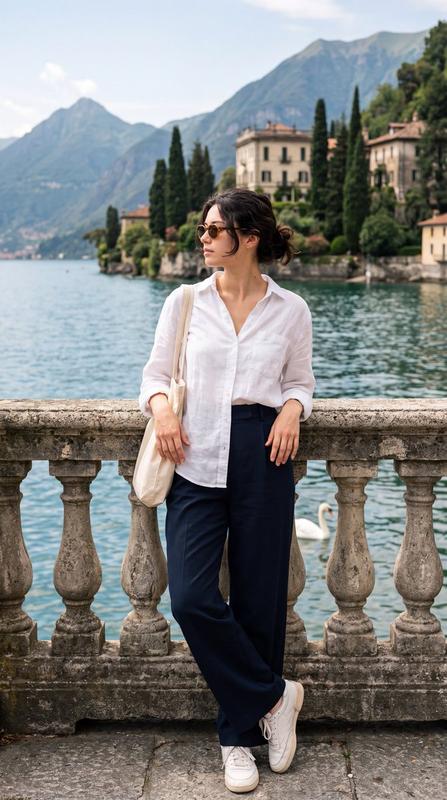 Lake Como Editorial Travel Portrait