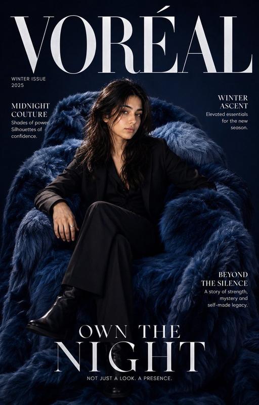 Luxury Fashion Editorial Cover