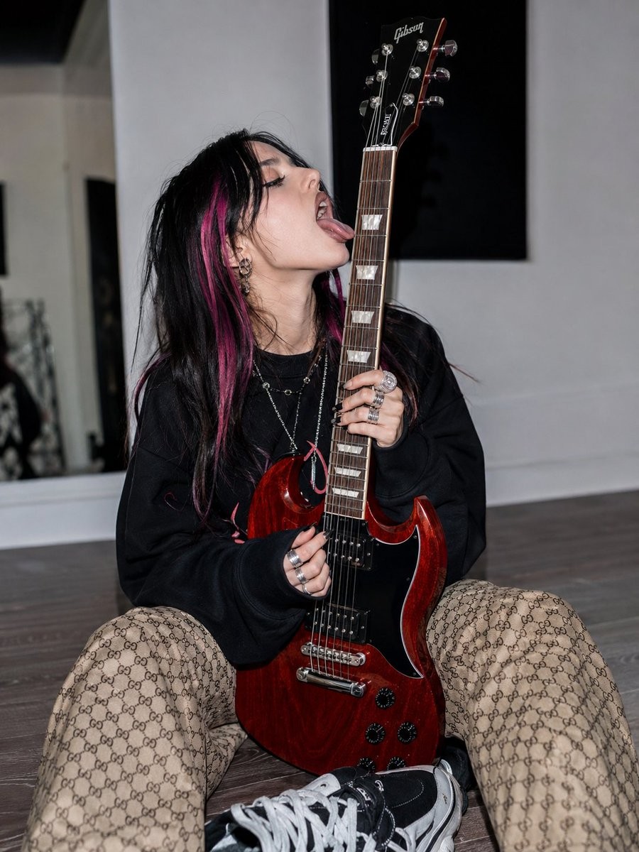 Alternative Rock Guitar Portrait