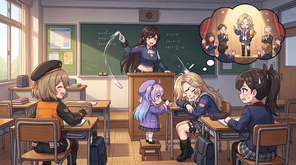 Afternoon Classroom Anime Storyboard
