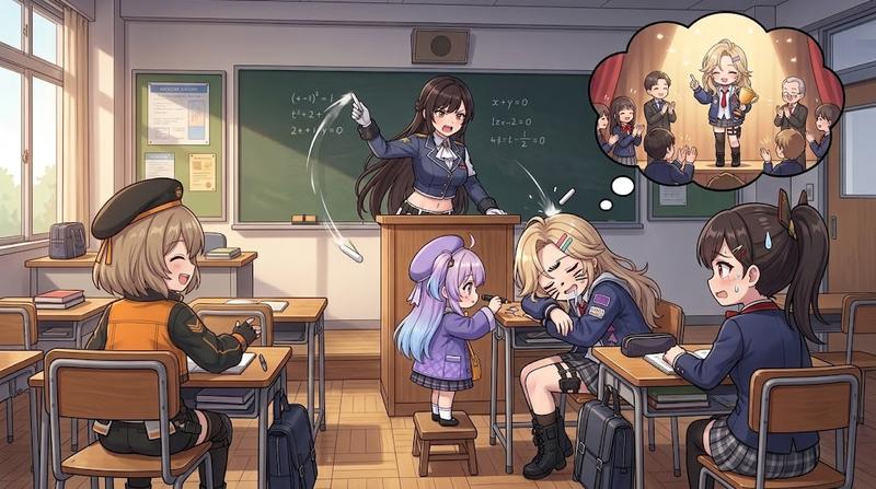 Afternoon Classroom Anime Storyboard