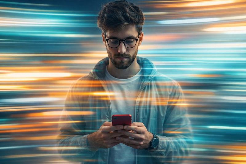 Speed-Light Double-Exposure Smartphone Portrait