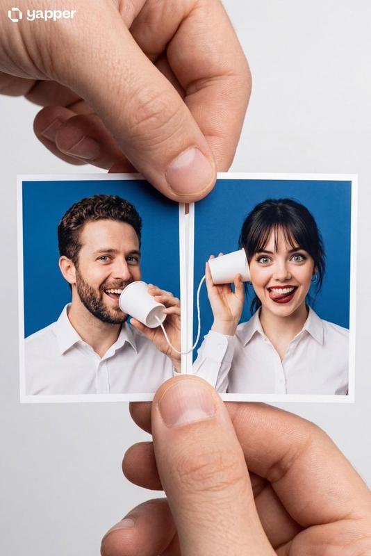 Passport Photo String Phone Illusion