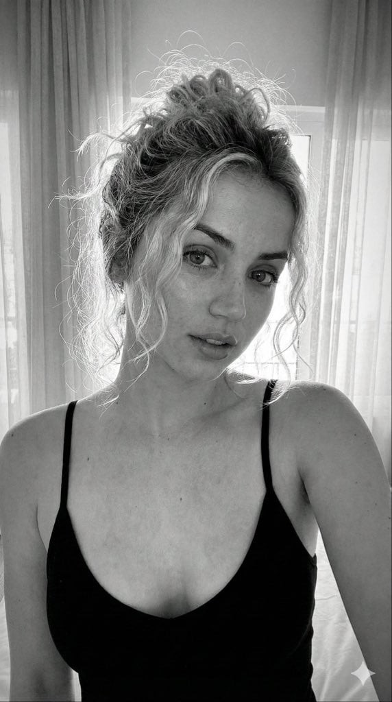 Monochrome Freckled Selfie