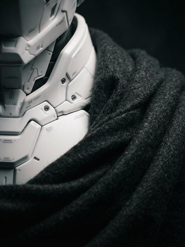 Mecha Collar Wool Drapery Macro