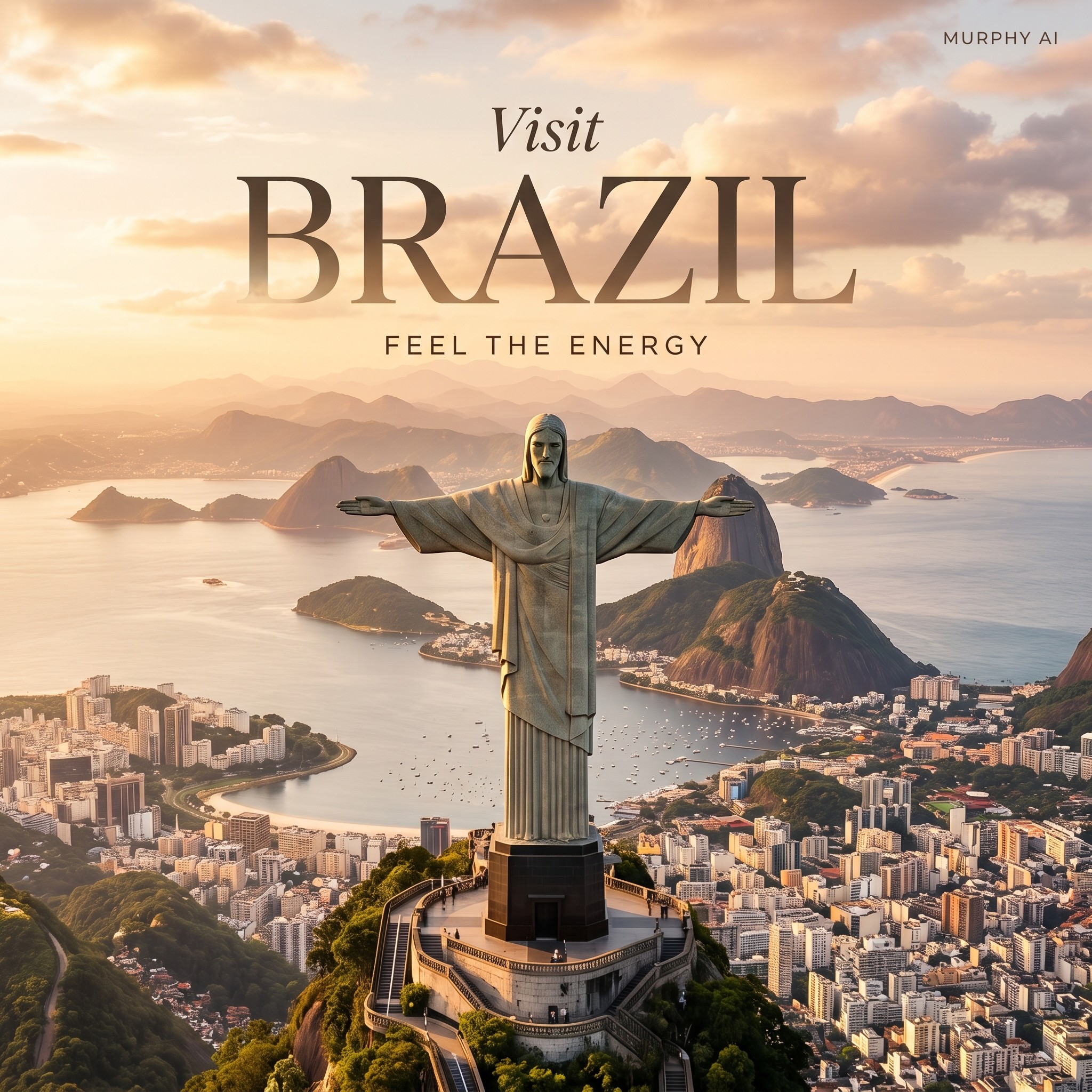 Spain and Brazil Luxury Tourism Posters