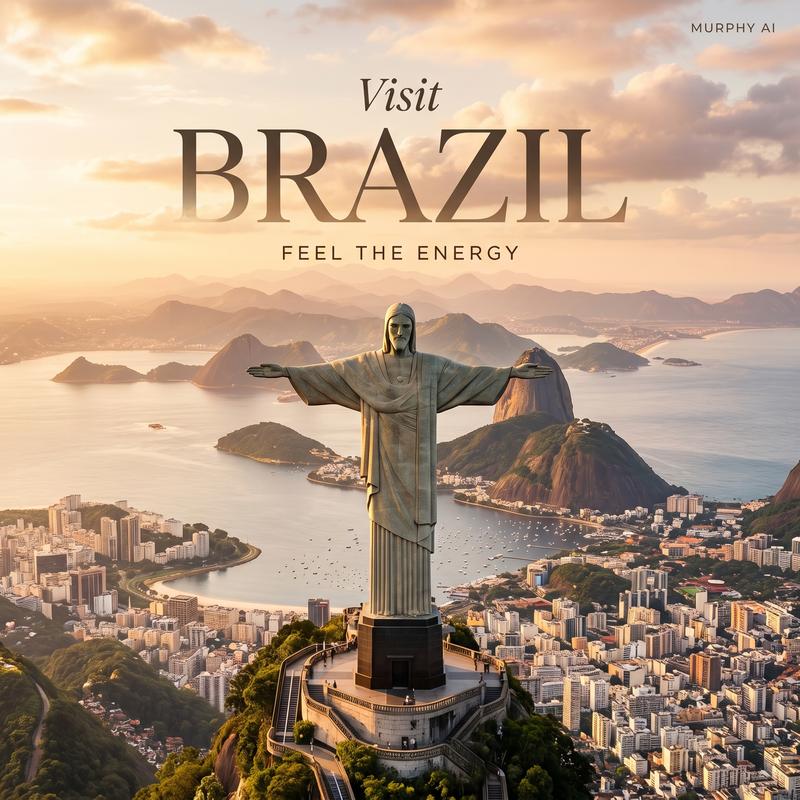 Spain and Brazil Luxury Tourism Posters