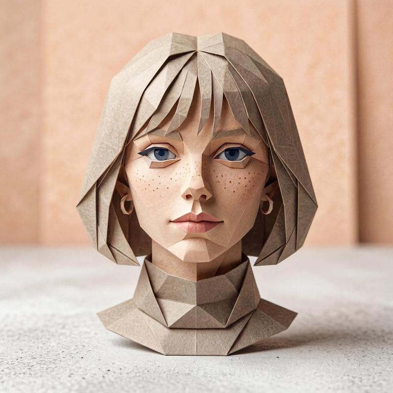 Hyper-Detailed Origami Character