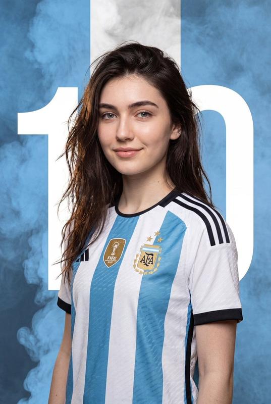 Argentina Number 10 Smoke Poster