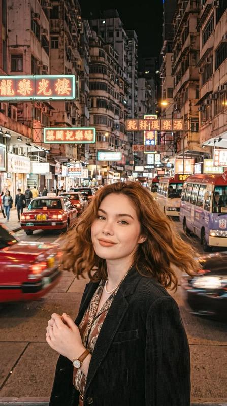 Retro Hong Kong Portrait