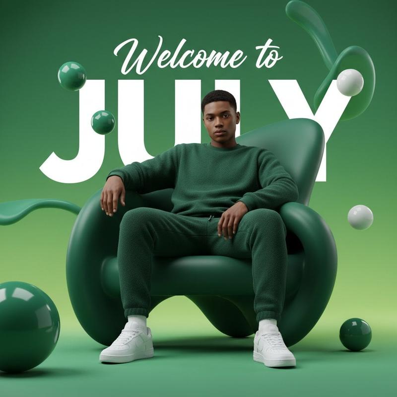 Green July 3D Promo Poster