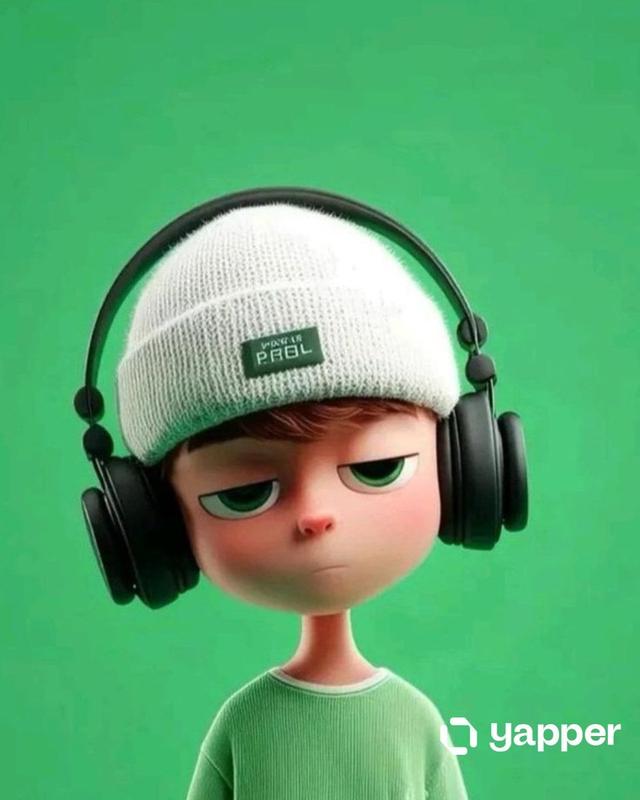 Sleepy Green Cartoon Boy Avatar