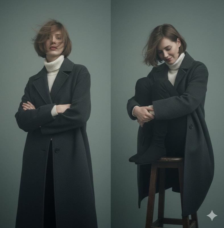 Teal Studio Editorial Diptych