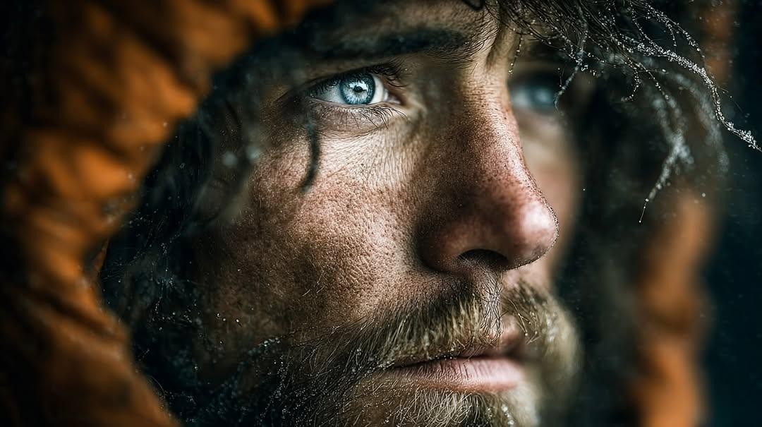 Winter Survival Beard Close-Up