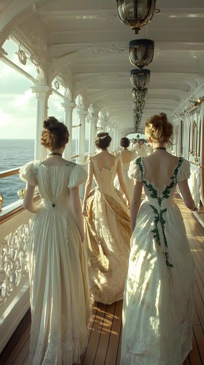 Titanic Ladies Deck Stroll